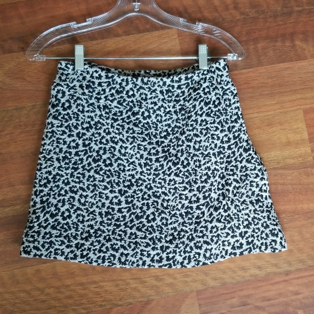Abercrombie Leopard Print Skirt